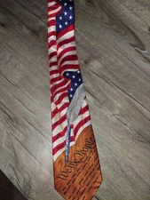 STEVEN HARRIS TIE WE THE PEOPLE THEMED HAND MADE