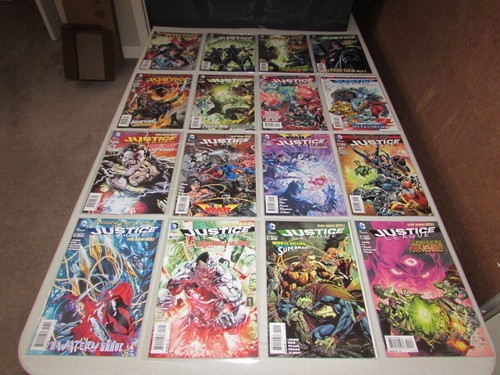 JUSTICE LEAGUE (2011) #1-52 COMPLETE SET LOT FULL RUN DC NEW 52 JIM LEE JOHNS 12 - Picture 3 of 4