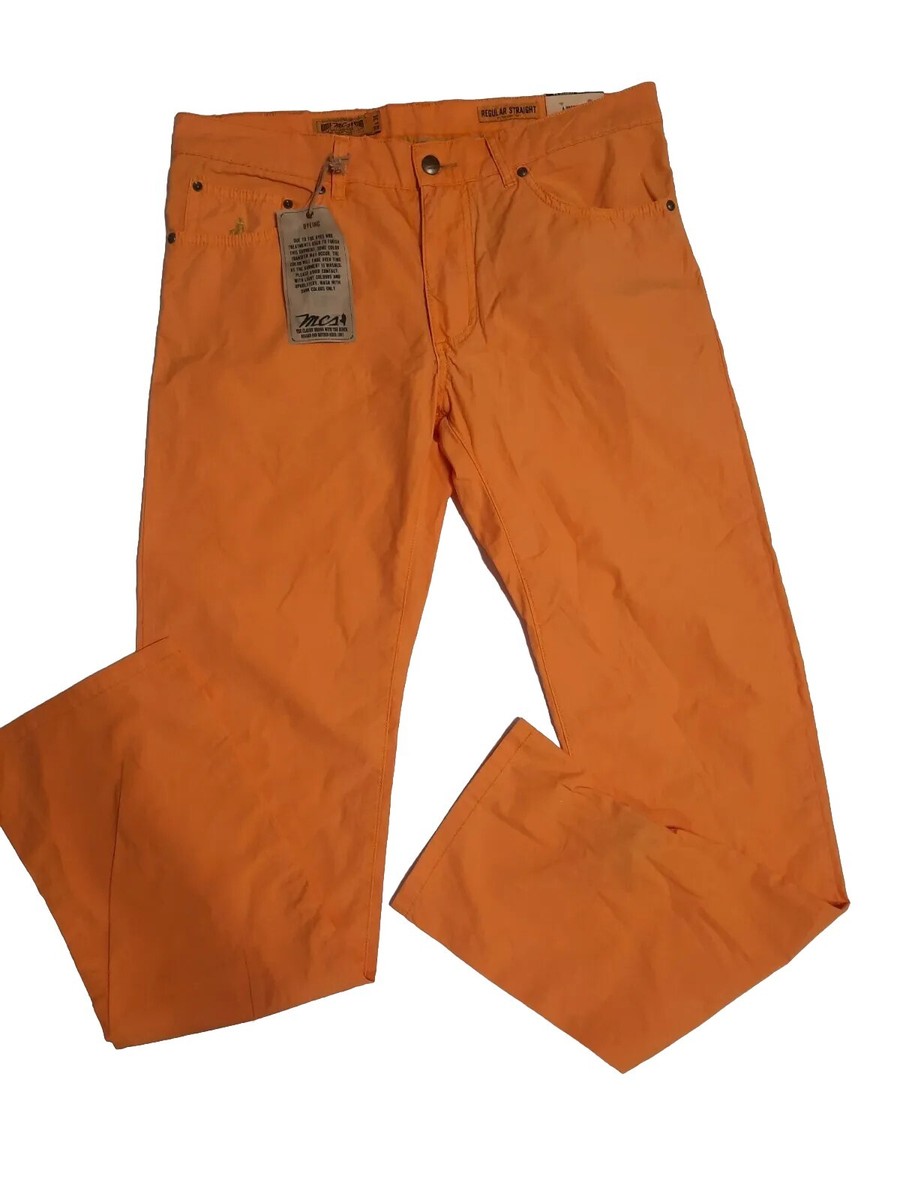 Marlboro classics Mcs Orange Men's Trousers size 32