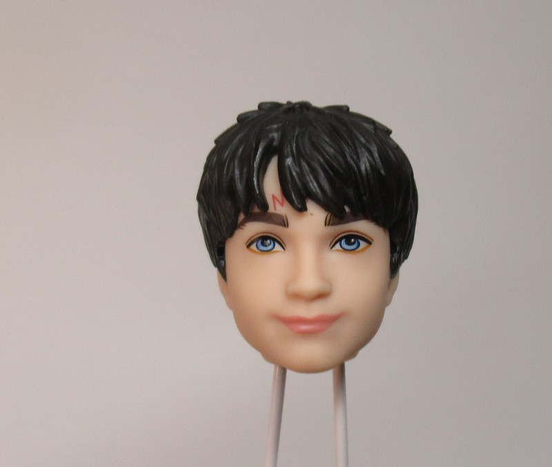WB Mattel Harry Potter Daniel Radcliff Doll Head 1:6 Barbie Sized Boy