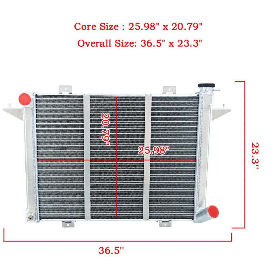 SHROUD 16'' ELECTRIC FAN RELAY FIT 71-79 DODGE RAMCHARGER B100 D100 W150 D200 - Image 2 of 4