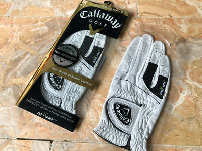 CALLAWAY GOLF Handschuh,Golf Glove Men's Reg-Right,Weiß,NEU+OVP,Größe M,X-Spann