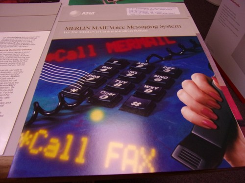 HUGE LOT Vintage 1980's AT&T Merlin Telephone System Brochures Data Sheet - Picture 7 of 12
