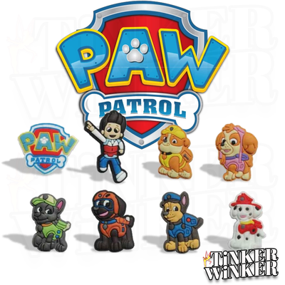 paw patrol jibbitz