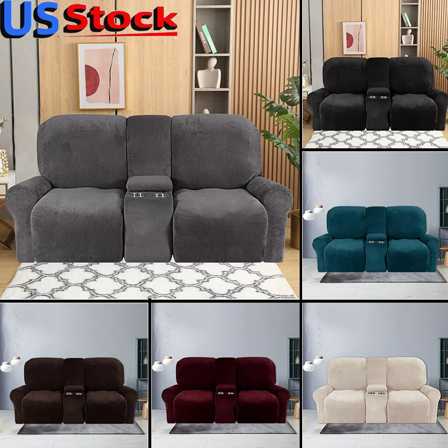 Couch with center console deals