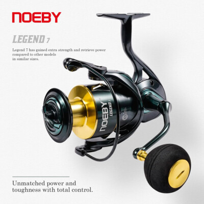 Noeby Aluminum Spinning Fishing Reel Max Drag 18-25kg 3000 - 6000 Series