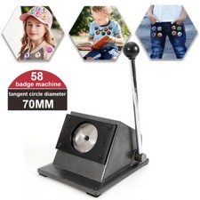 Manuelle Runde 58mm Buttonmaschine Buttons Papier Stanzmaschine Zirkelschneider