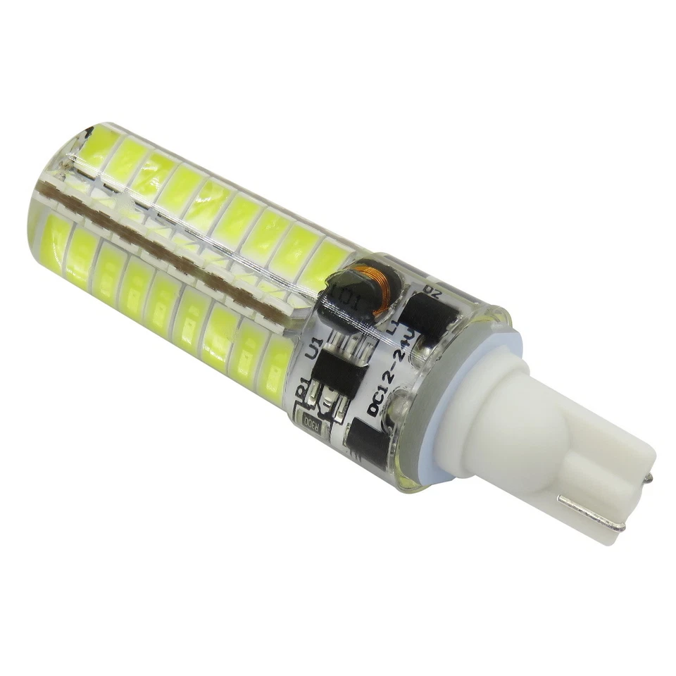 T10 194 921 LED Light Bulb 12V-24V 5W 72pcs 5730 SMD Silicone lamp White/Warm - Image 3 of 4