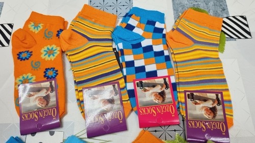 8 X CALCETINES ONGUZ ÖZGÜN SOCKS LOTE NUEVOS COLORES NARANJA AZUL VERDE BLANCO - Imagen 22 de 22