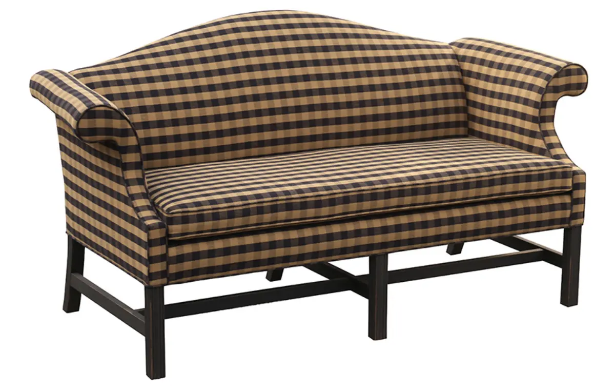 Formal Camelback Sofa