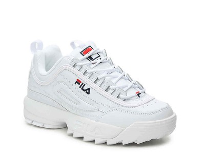 fila dusty pink disruptor ii premium patent trainers