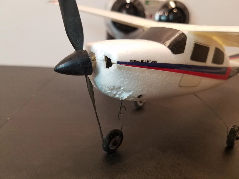 Parkzone Cessna 210 Centurion Ultra-micro RC Airplane USED *NO BATTERY* READ!! - Image 4 of 4