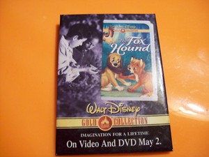 DATED MOVIE PIN THE FOX AND THE HOUND WALT DISNEY MOVIE PROMO PIN