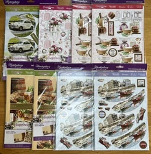 HUNKYDORY~Lot of Adorable Scorable~HAPPINESS IS~Card/Paper Decoupage Sets UK