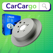 Par de discos de freno traseros sólidos Pagid para Subaru Impreza 1.5 2008-2024 286 mm