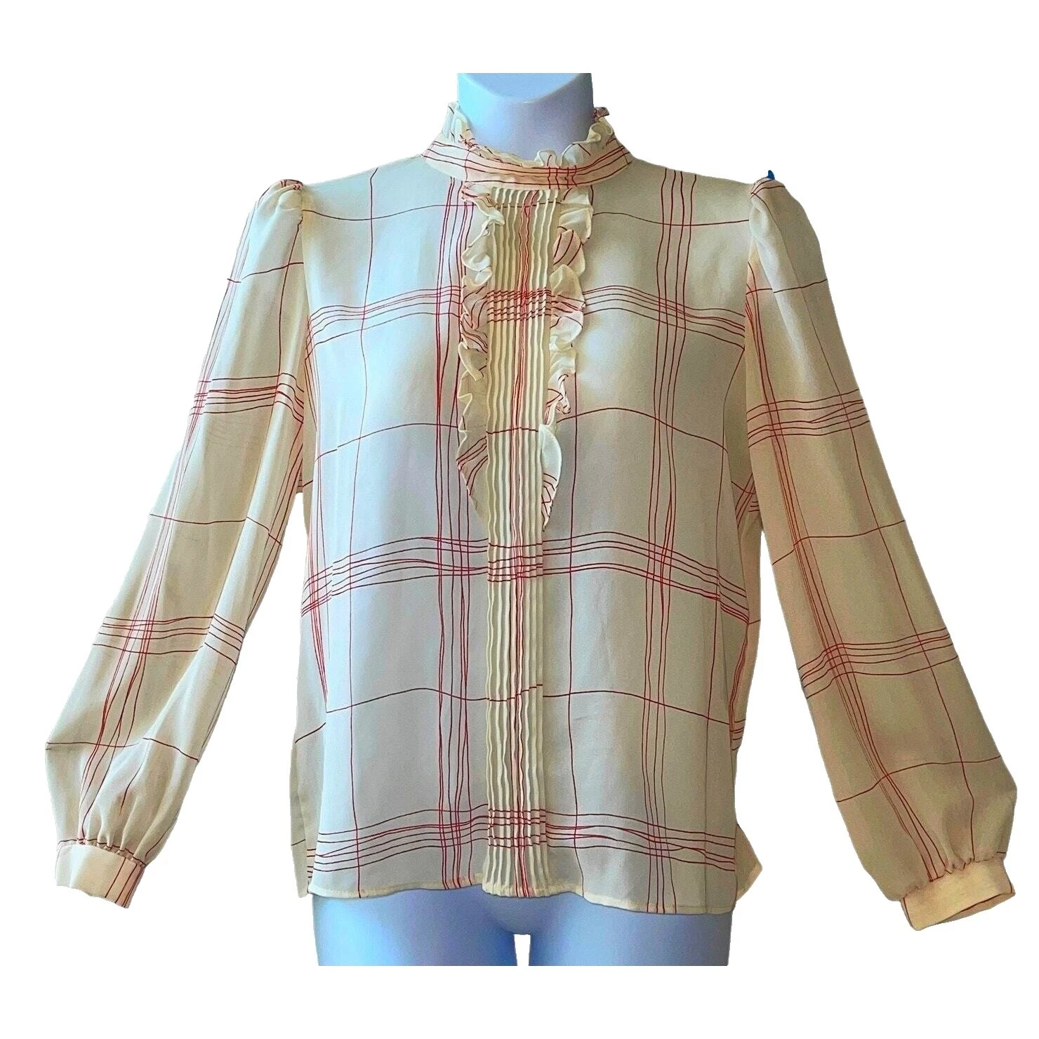 Chiffon Original Vintage Tops for Women