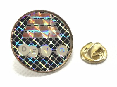 DEV-O Rock Band 1'' Round Vintage Lapel Pin Pinback Buttons