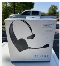 🔔BlueParrott Headset B350XT Noise Canceling Bluetooth Headset blue parrot🔔