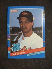 1991 Donruss Leo Gomez Rated Rookie Baltimore Orioles #35 Baseball Card. rookie card picture