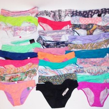 Victoria Secret Swim Bikini Bottom Knockout Side Ruffle Solid Stripe Floral