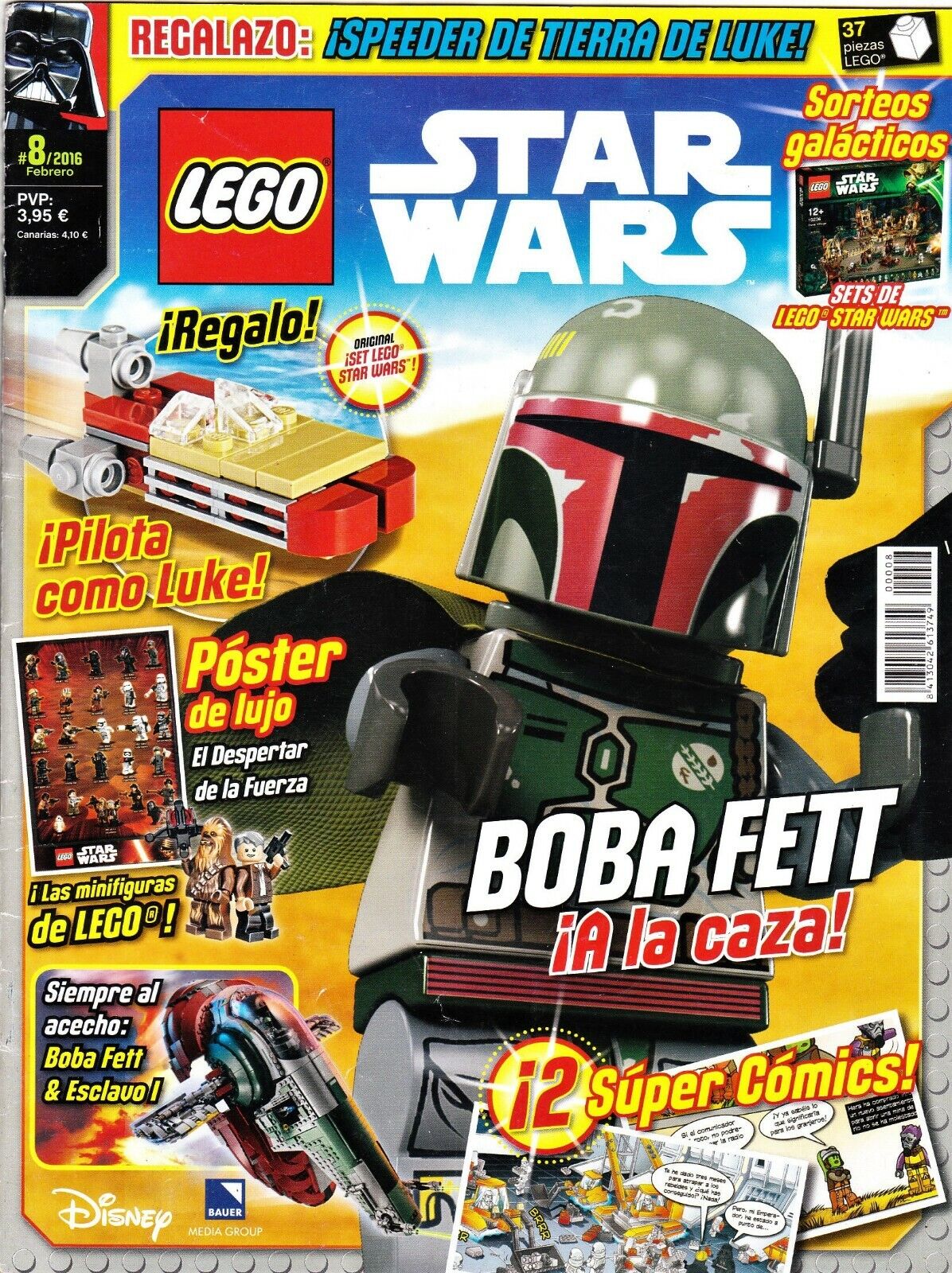 Anciano rifle Es una suerte que LEGO STAR WARS revista nº: 8 . Sin juguete ni póster de regalo. | eBay