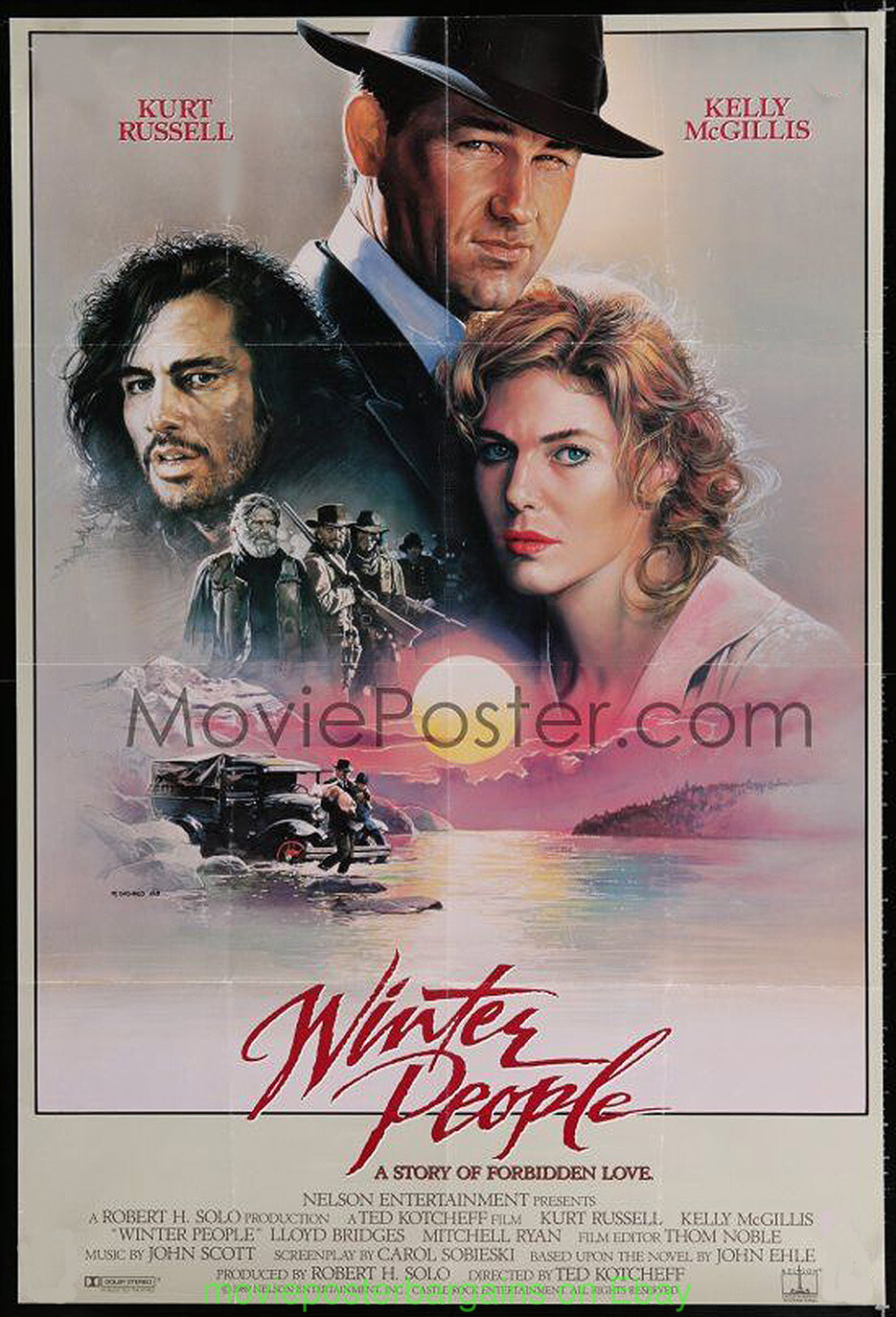 Edjay Postre WINTER PEOPLE MOVIE POSTER Renato Casaro Art 27x40 KURT RUSSELL KELLY ...