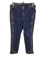 Sergio Valente Jeans Womens 29 Dark Wash Embroidered Whimigoth Grunge 90s Y2K