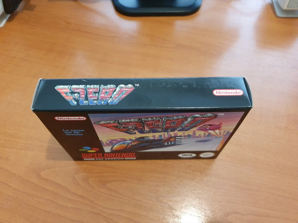 Super Nintendo SNES F-ZERO - PAL - RARE ITALIAN VERSION - NEW - Image 2 of 4