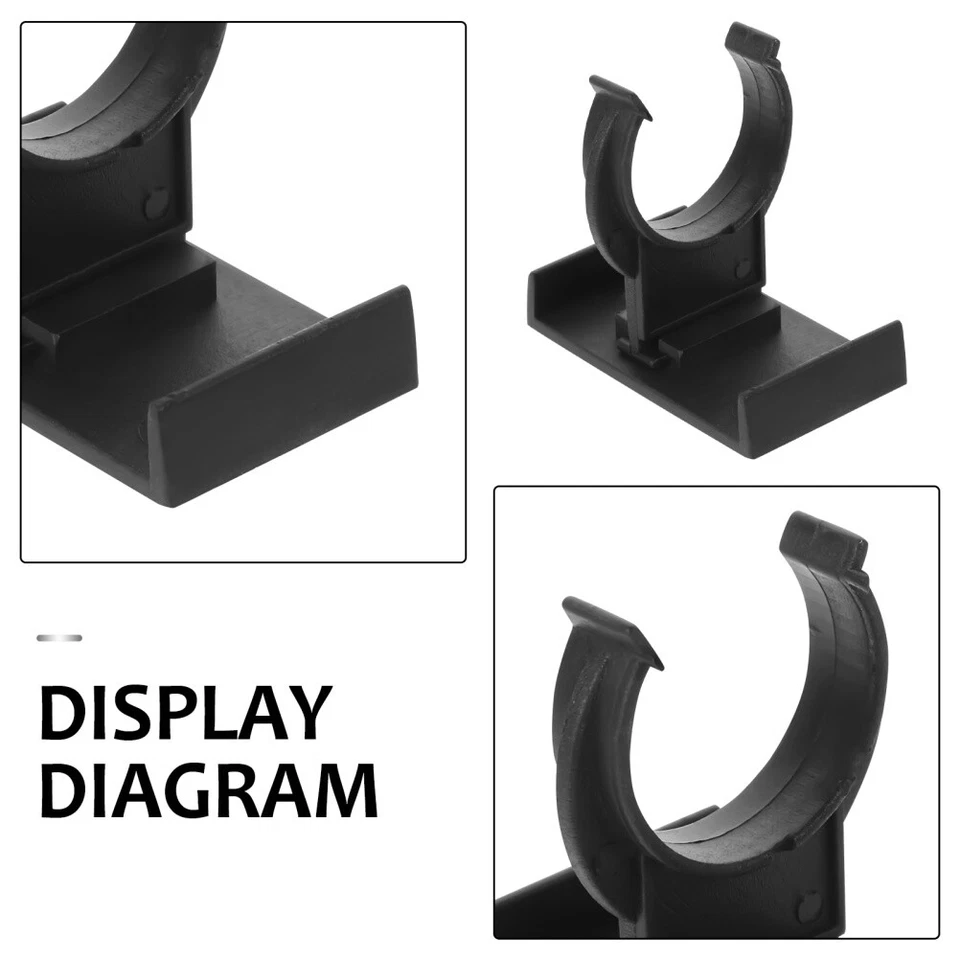  20 Pcs Black Couches Kitchen Plinth Clip Cabinet Feet Furniture - Image 2 of 4