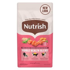 Nutrish Real Salmon, Veggies Brown Rice Recipe Whole 5.5 Pound Pack of 1