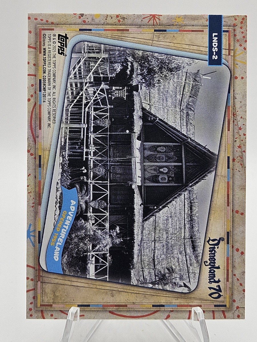 2025 Topps Disneyland 70th #LNDS-2 Adventureland LANDS Rainbow