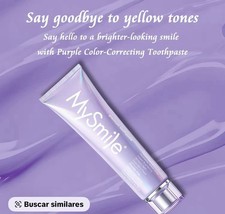 MySmile Purple Toothpaste Teeth Whitening Instant Color Corrector V34 Anti Yello