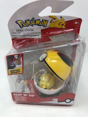 PKW3137 - Clip 'n'Go Pok Balls - Voltilamm & Level Ball, Official Pokball with