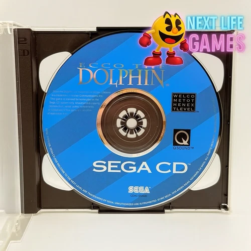 Ecco the Dolphin - Sega CD - Tested + Free Shipping