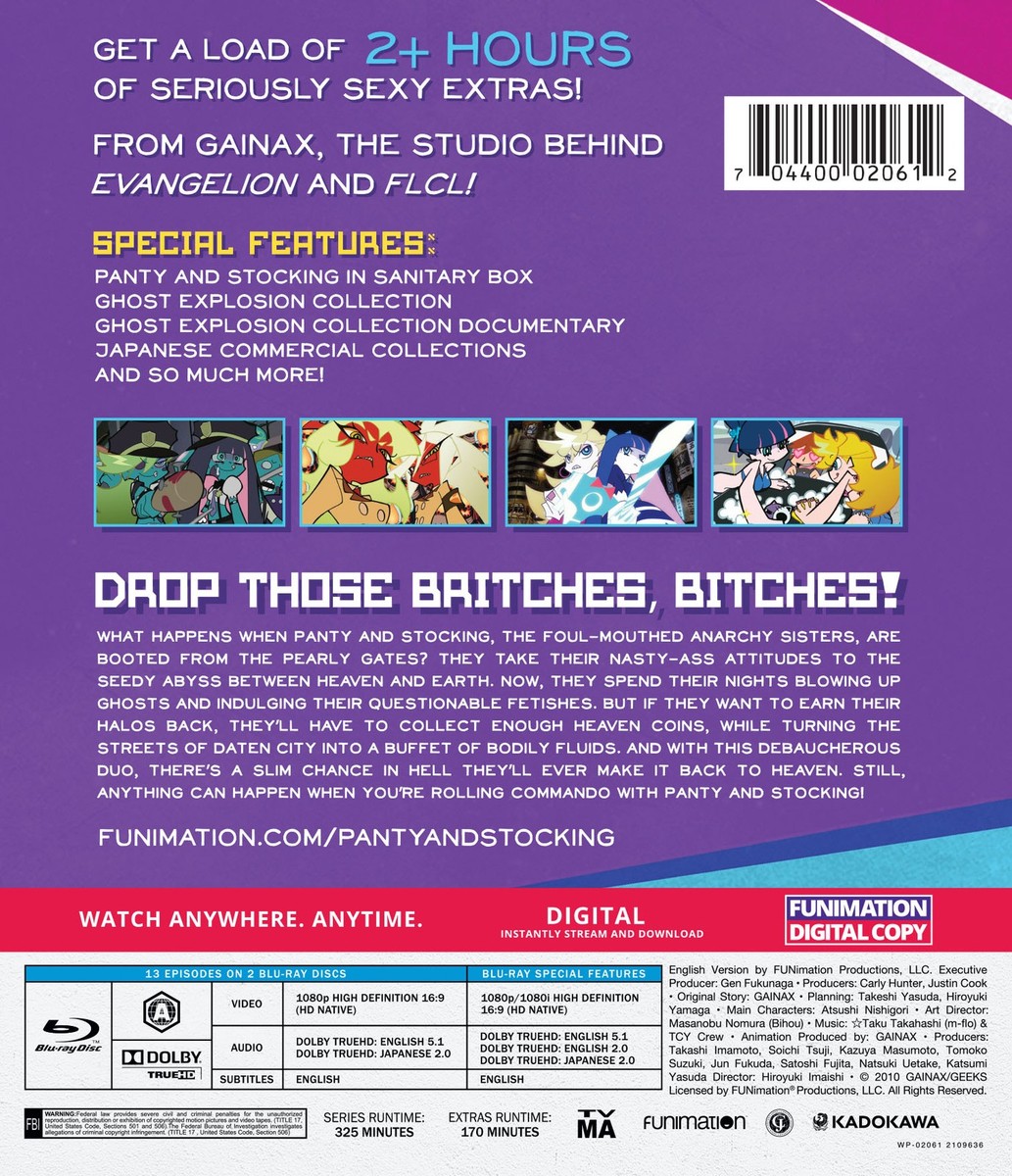 Panty and Stocking with Garterbelt: Complete Series (Blu-ray