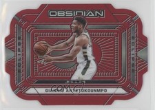 2020 Panini Obsidian Eclipse Electric Etch Red Flood Giannis Antetokounmpo 0r5l