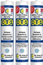 CT1 Sealant/Adhesive, PACK OF 3, Colour Variations, Trade Prices