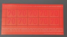 Switzerland, 2003 Society for the Blind, Braille Stamp Sheet - Unique