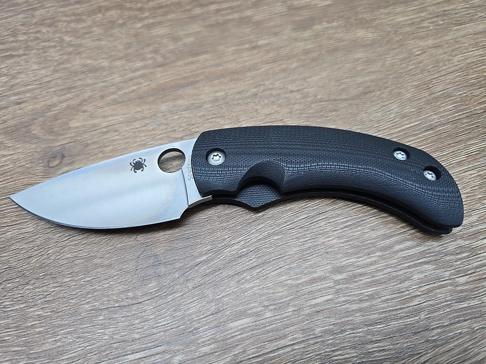 Spyderco трение папка 2,84 «VG-10 простоя края G10 черный ручки C167GP с чехлом - Изображение 4 из 4