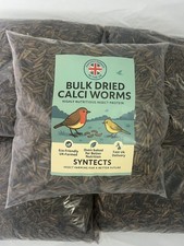 5kg Dried Calci Worms | Bulk Wild Bird Food UK Farmed High Calcium Protein