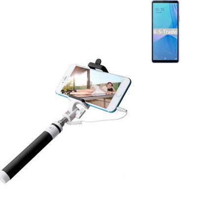 Selfie bâton / Selfie-Stick pour Sony Xperia 10 III Lite, noir Manfrotto, perch - Photo 1/4