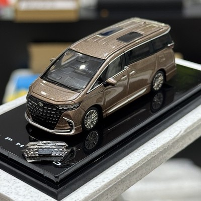 1/64 Alphard Z 4th Gen Brown Diecast Alloy   Premium Collectible Model