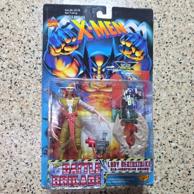1996 ToyBiz Marvel X-Men Battle Brigade Lady Deathstrike Action Figure New