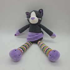 Scentsy Buddy Cammy the Cat Sidekick Gray Purple 13" Plush Stuffed Animal
