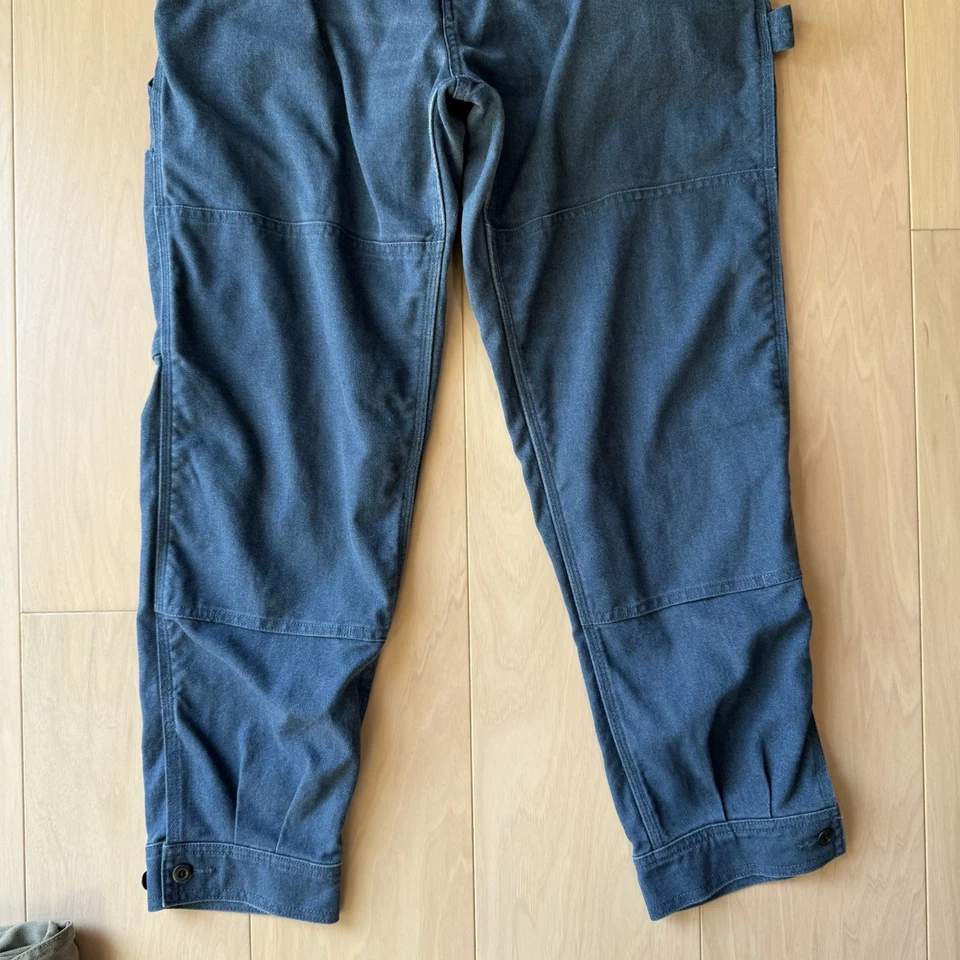 Patagonia Double Knee Pants Women's 10 Blue Heavy Workwear Carpenter Outerwear - Image 4 of 4