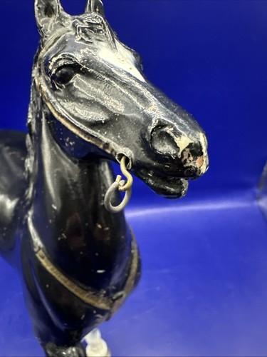 Vintage Breyer Black Beauty P40 cavallo classico V Blaze nero/oro 1955-62 fiera - Foto 10 di 12