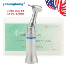 NSK Style Dental Slow Low Speed Contra Angle Handpiece Push Button E-type Attach