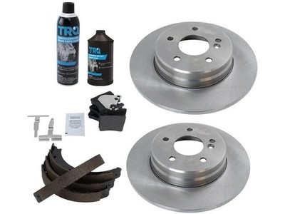 For 2001-2003 Mercedes CLK430 Brake Pad Rotor Shoe Drum Kit Rear 22632YTJV 2002