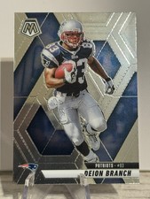 2025 Panini Mosaic Deion Branch Silver Prizm #111 - New England Patriots