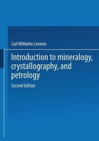 Introduction To Mineralogy Carl W. Correns-image
